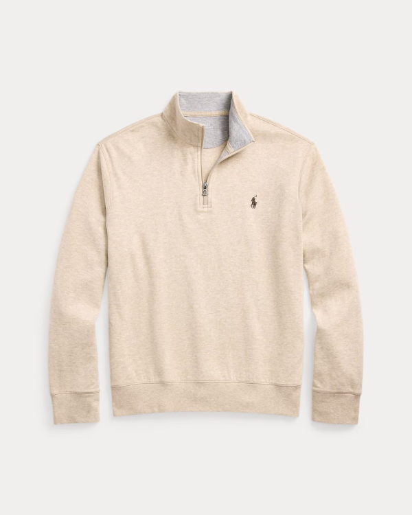 Luxury Jersey Quarter-Zip Pullover