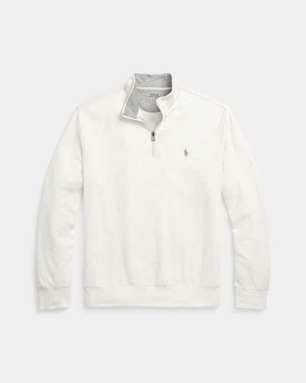 Luxury Jersey Quarter-Zip Pullover