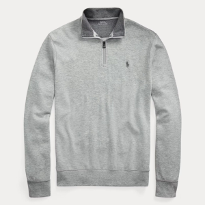 Luxury Jersey Quarter-Zip Pullover