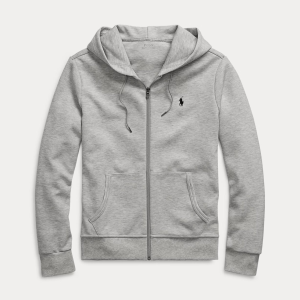 Double-Knit Full-Zip Hoodie (Gray)