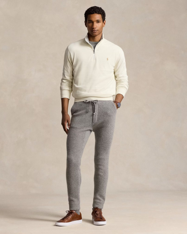 Luxury Jersey Quarter-Zip Pullover - Image 5