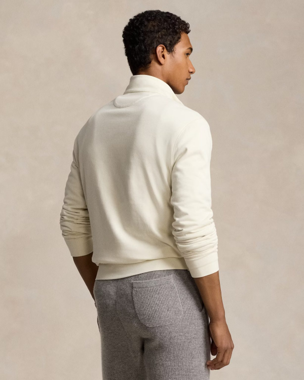 Luxury Jersey Quarter-Zip Pullover - Image 3