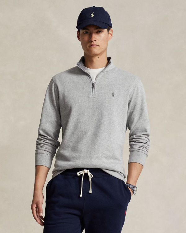Luxury Jersey Quarter-Zip Pullover - Image 4