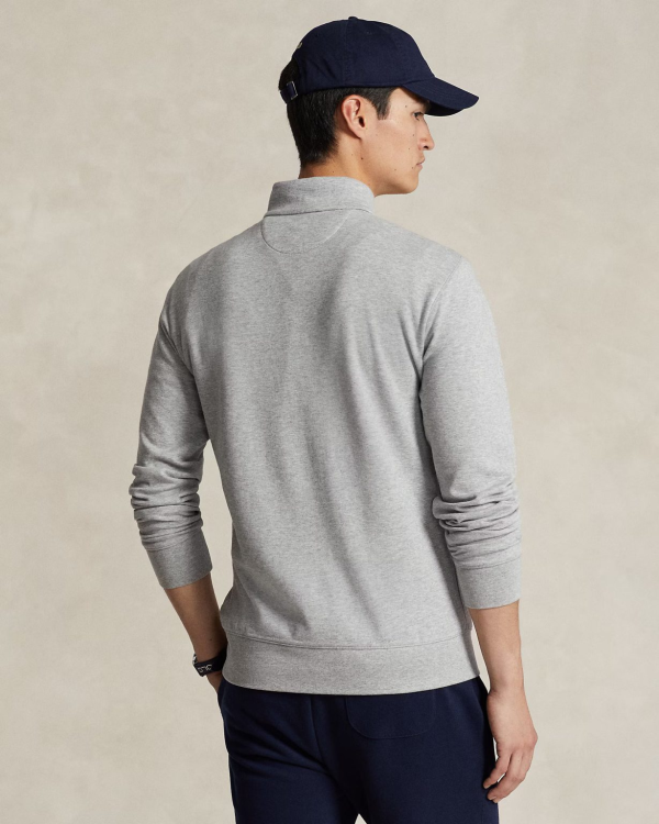 Luxury Jersey Quarter-Zip Pullover - Image 3
