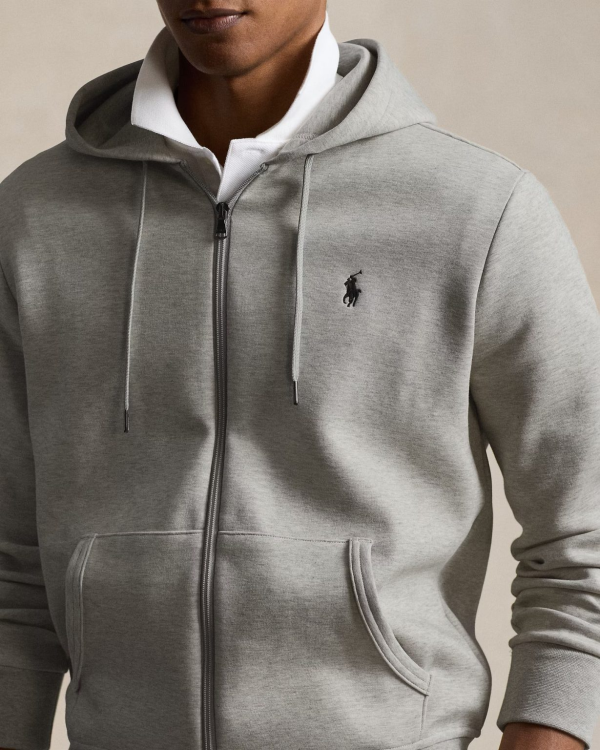 Double-Knit Full-Zip Hoodie - Image 2