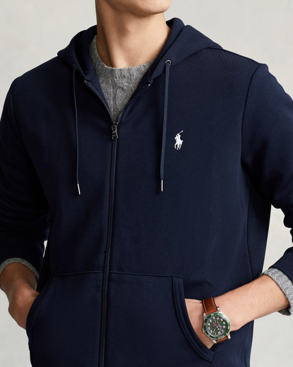 Double-Knit Full-Zip Hoodie - Image 2