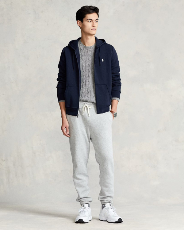 Double-Knit Full-Zip Hoodie - Image 5
